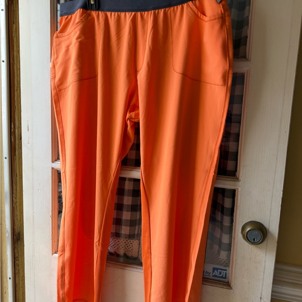 Cherokee infinity orange scrub pants women’s XL petite